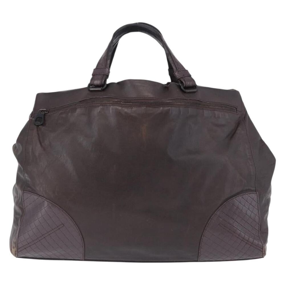 Bottega Veneta Leather Cassette Handbag Brown